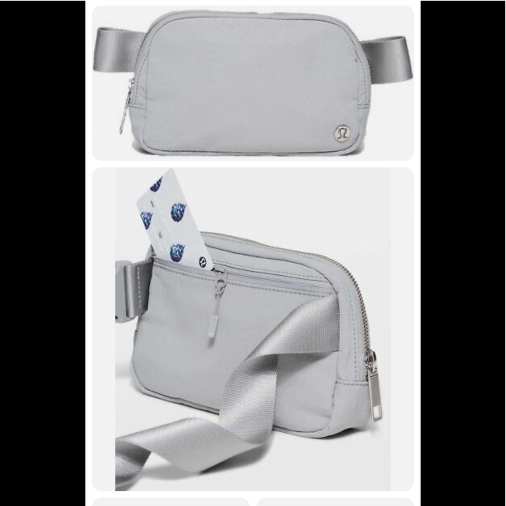 NWT Lululemon Everywhere Belt Bag - Silver Drop